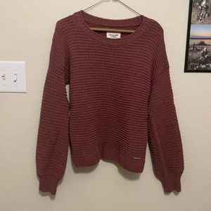 Dark Pink Abercrombie Sweater